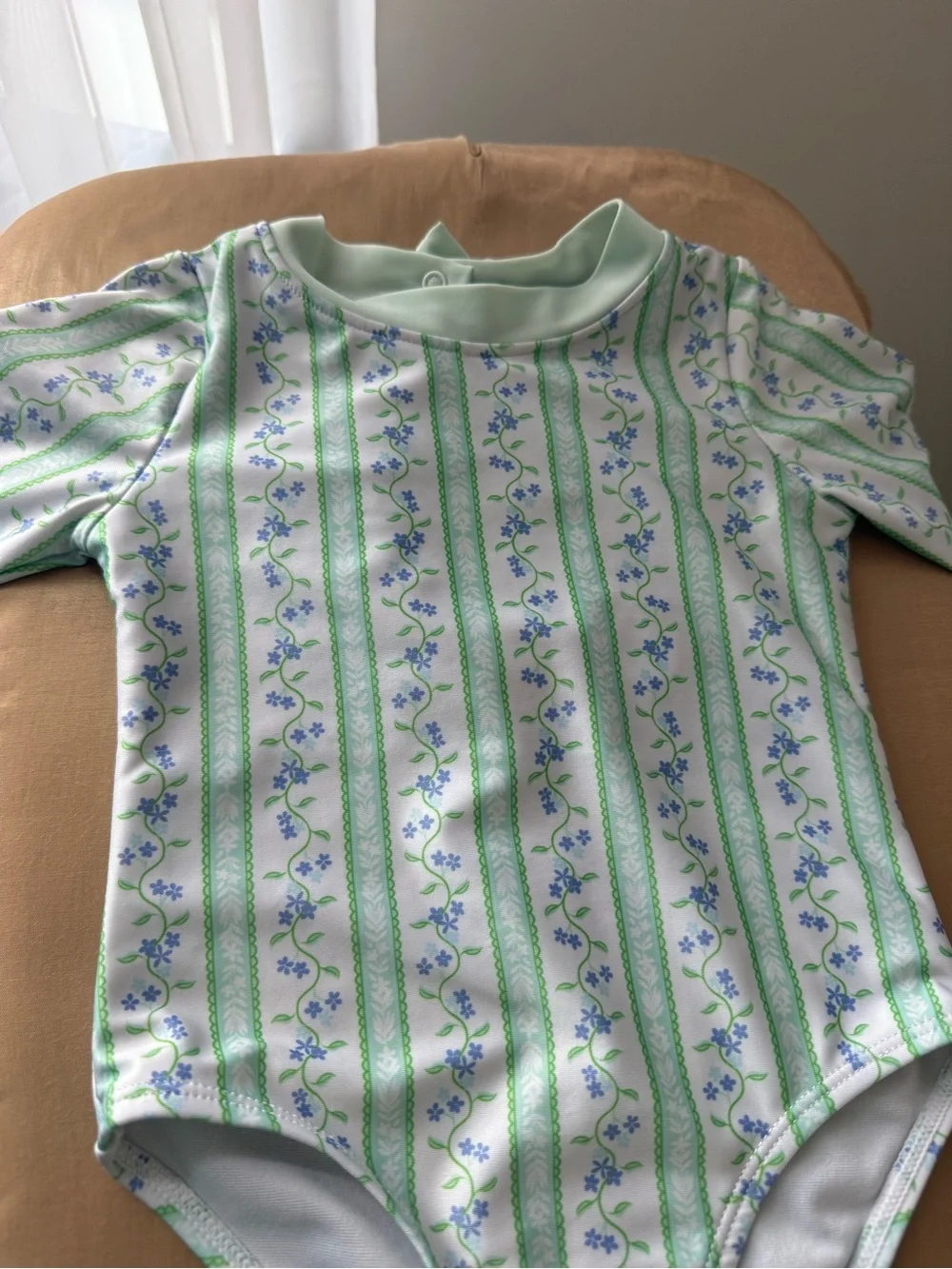 Nicole Miller Floral Print One-Piece Swimsuit | Size 3T